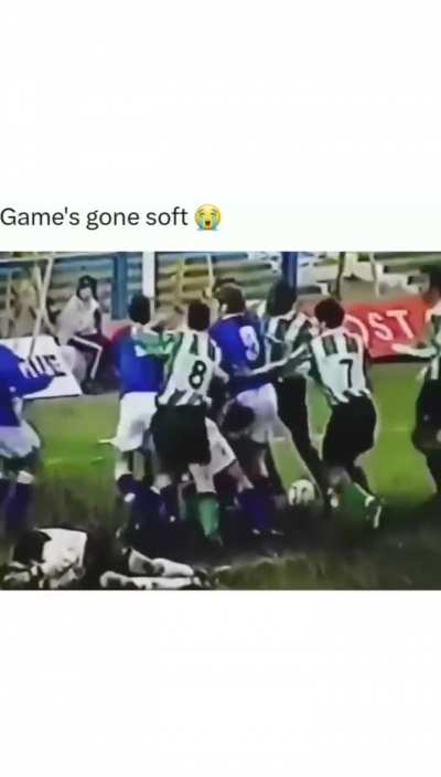 The game has gone soft on us 
