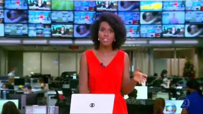 Important stuff on the Brazilian news channel as always