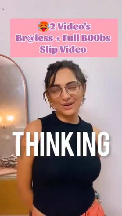 🔥Famous Insta Influencer Latest Exclusive Viral Total 2 Video's Ft. Braless( T!dd!es Visible) &amp;amp; Full B00bs Slip💦!!Don't Miss🥵🔥