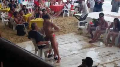 How to get ahead in the wet-tshirt contest