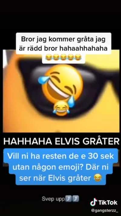 Elvis gr&aring;ter😂