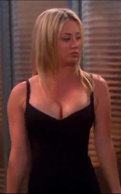 Your hot &amp;amp; confident secretary Kaley Cuoco shows off her perfect body in return for a promotion. How do you react?
