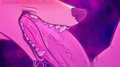 Horny ninetales and lucky trainer (dimwitdog)