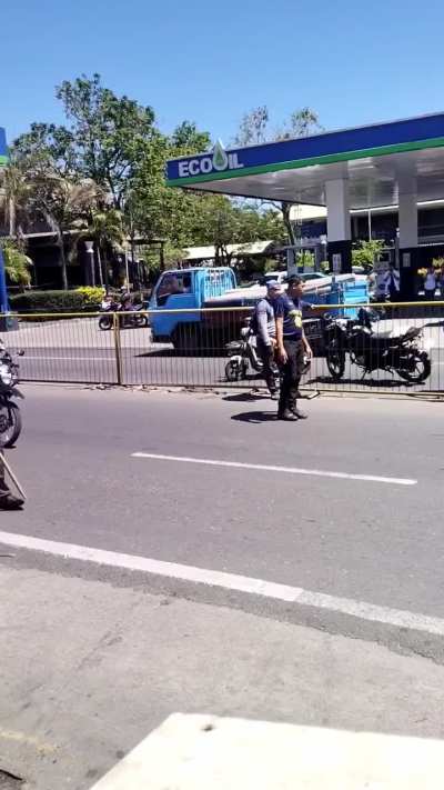 Crazy Woman Wielding A Knife Somewhere in The Philippines