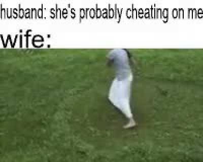 ride wife. life good. wife fight back. kill wife. wife gone. think about wife. Regret.