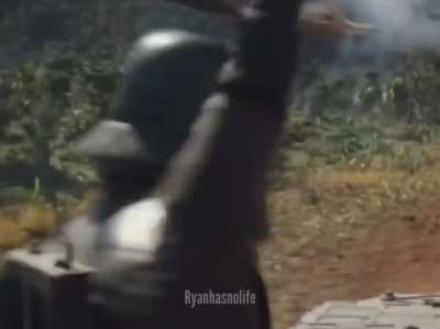 Mando throws a spear&hellip;