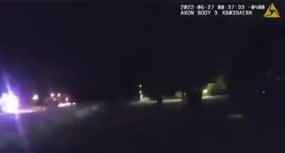 police shoot at least 90 rounds striking walker 60 times, keep shooting as he lies on the ground