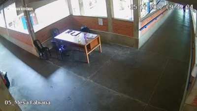 footage of the attack of two schools in Brazil, 3 people have died and 9 others are injured. the perpetrator is still at large