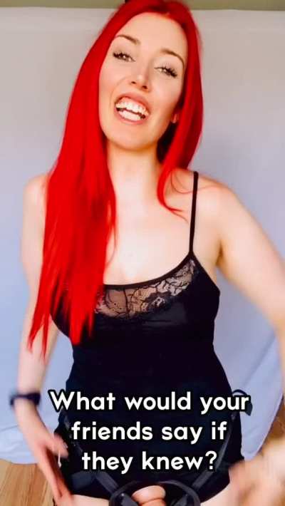 Don&rsquo;t bother begging me to stop. We both know how badly you want this. [oc] [domme]