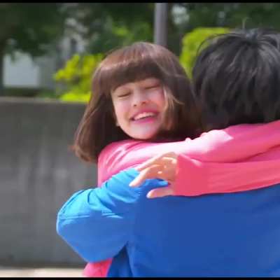 A friendly hug