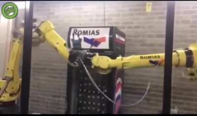Robots showing off