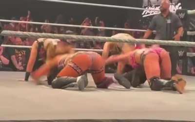 Stephanie &amp;amp; Rhea at NXT Homecoming