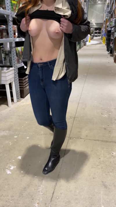 Flashing in store