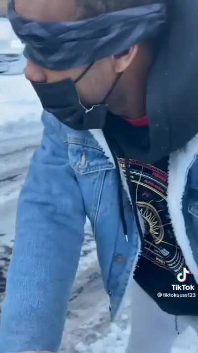 first time seeing snow