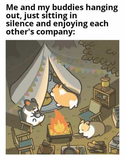 Comfortable silence♡