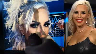 Dana Brooke facial cum tribute w/ Fleshlight