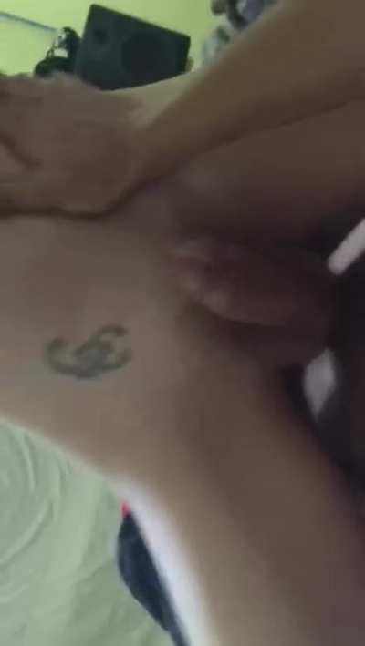 Handsfree cumming while riding