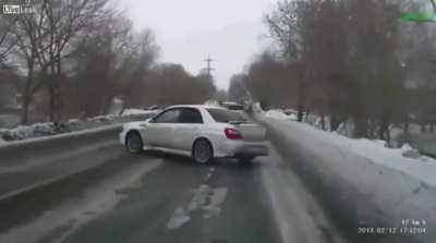 The greatest pass in automotive history