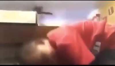 Kid tries to do a backflip
