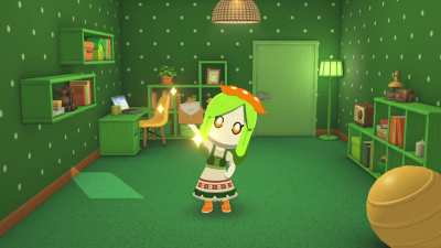 I love how the miis in tomodachi life react when you're holding something for them