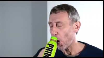 me trying the prime drink