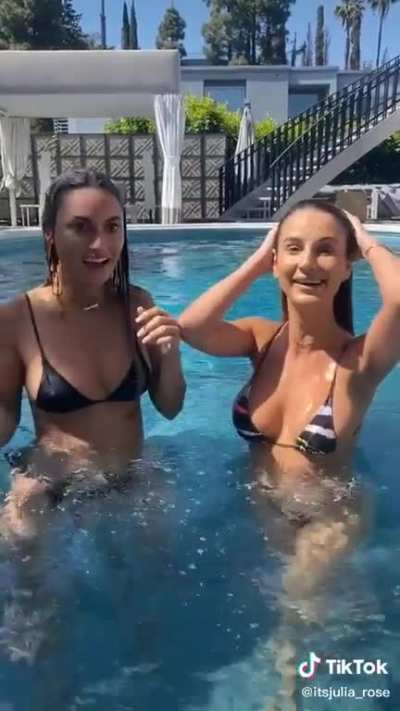 Love how she keeps grabbing her boobs