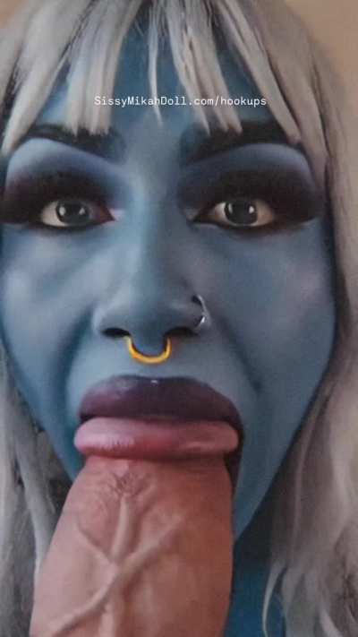 Blue Mikah Blowjob (should I make more?)