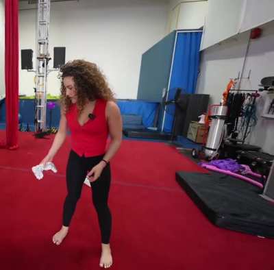 She looks so hot taking her socks off to show her pretty feet