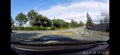 Always watch in the mirrors - bikers are everywhere!