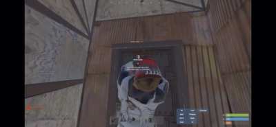 Rust player gets trolled by admin during a raid