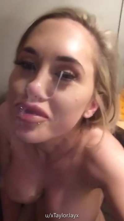 It&rsquo;s always fun getting covered in cum [OC]