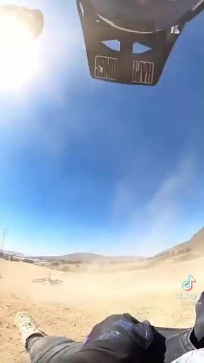This bike jump turns to a proposal when GF comes to his rescue