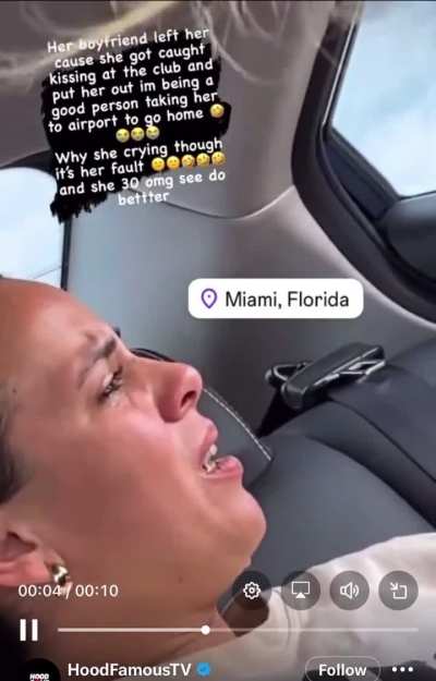 "Over the phone, droppin' tears"