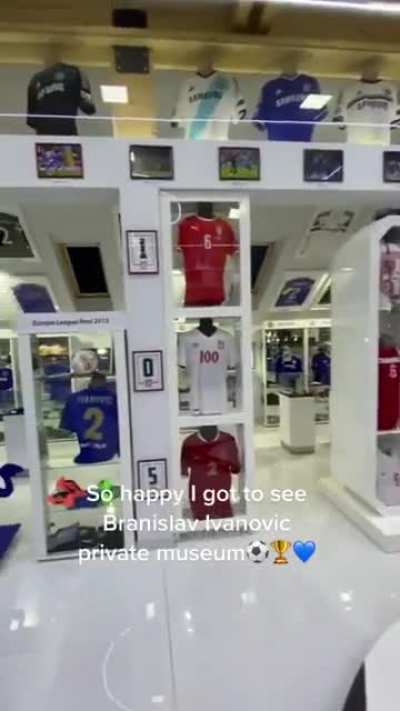 Branislav Ivanovic&rsquo;s trophy room is glorious.