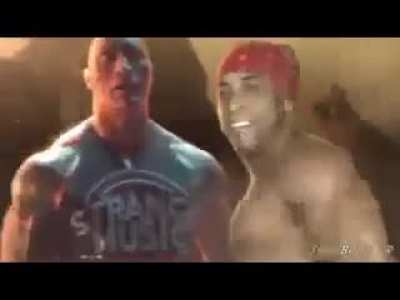 The rock &amp;gt; Goku