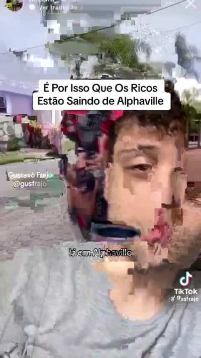 tiktokers est&atilde;o incomodando a vida dos ricos de Alphaville