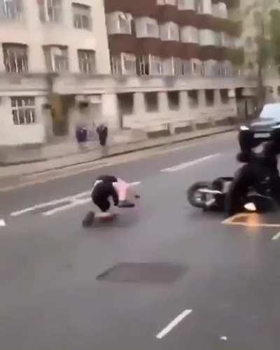 Drunk Scotland fan in London