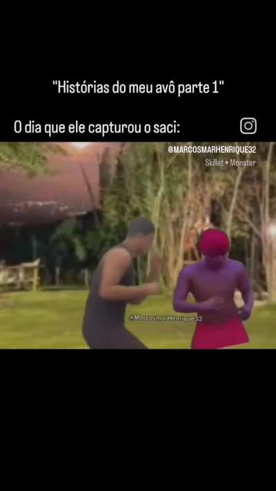 Meu v&ocirc; contando essas hist&oacute;rias pro meu pai, e j&aacute; aconteceu dele ter sido desmascarado ao vivo 