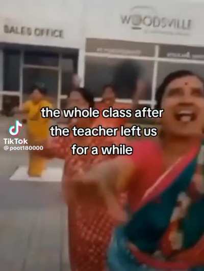 When our teacher left us&eth;