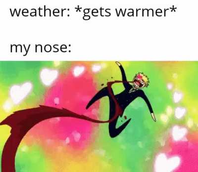 I hate my stupid period having nose
