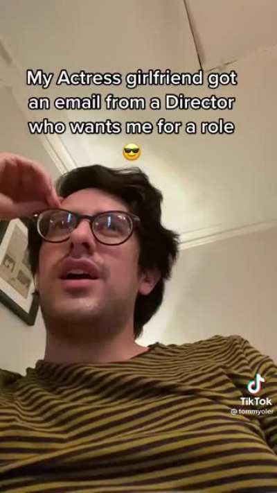 Being offered a role in a play