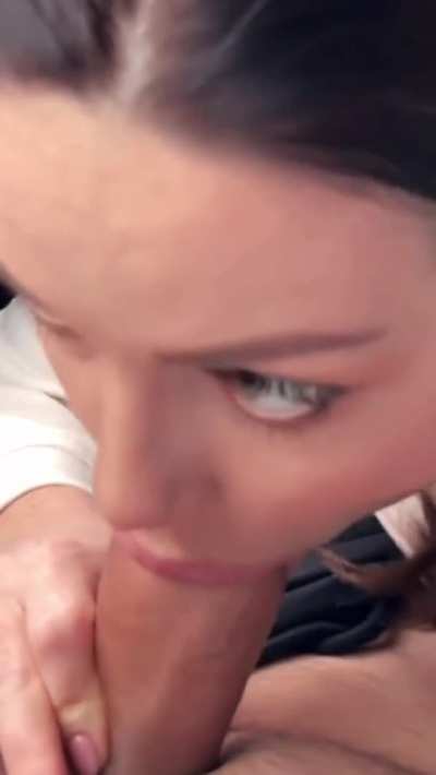 Cum slut is so paranoid because she doesn&rsquo;t want to share her load