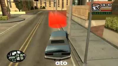 Polat Alemdar GTA sa Andreas oynuyor b&ouml;l&uuml;m 2 ekip ballasa giderkene pusuya d&uuml;ş&uuml;yor