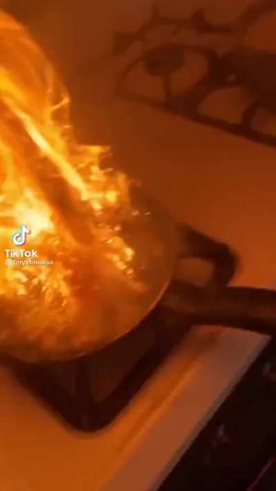 be careful in the kitchen, kids