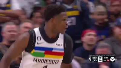 [Highlight] Jamal Murray (40 points) DUELS it out with Anthony Edwards (41 points) in Game 2!
