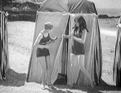 Two of the famous Sennett Bathing Beauties in Love at First Flight (1928)