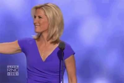 &ldquo;Conservative&rdquo; Laura Ingram momentarily forgets which political rally she was attending.