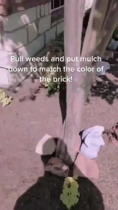 Remember to always pay your gardener.