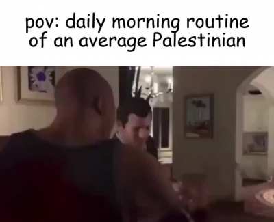 "a living Palestinian? not on my watch"
