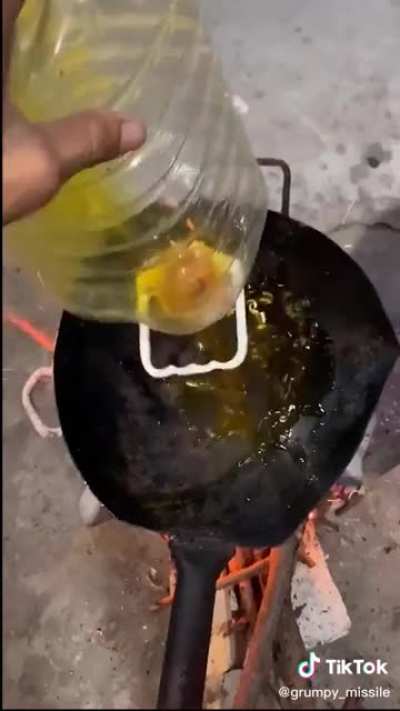 That&rsquo;s one way to cook, I guess.